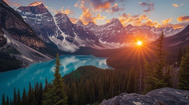 Beautiful landscape of Canada